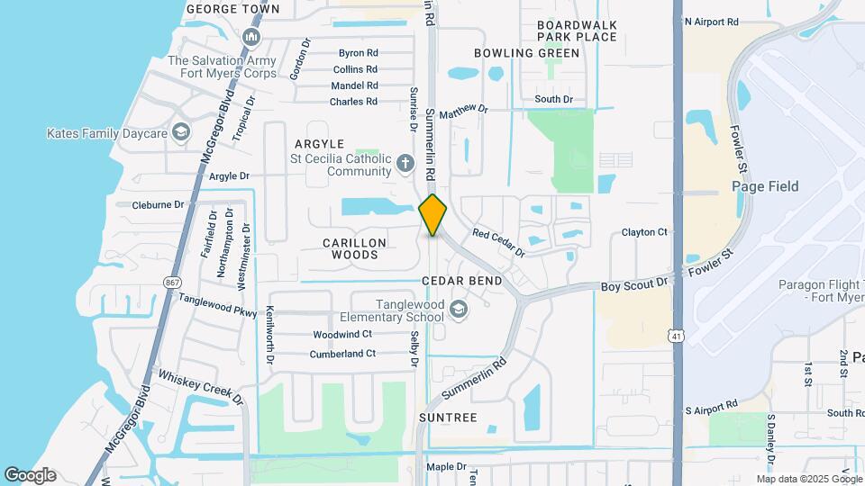 5220 Cedarbend Dr Mapa y Detalles de la Ubicación