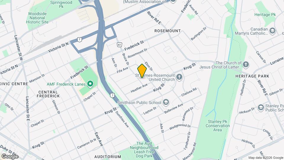 220 Bruce St Map and Location Details