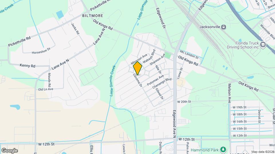 3035 Lucoma Dr Map and Location Details