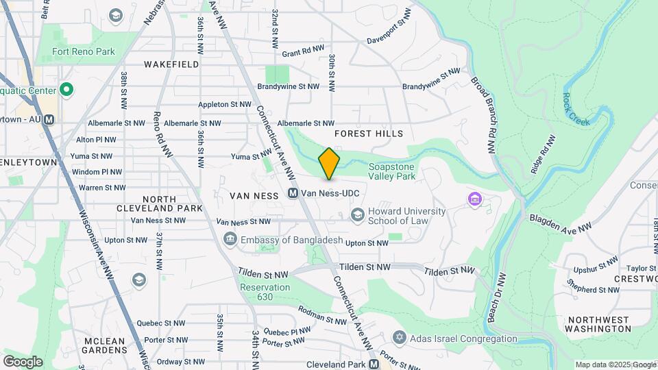Van Ness North Map and Location Details