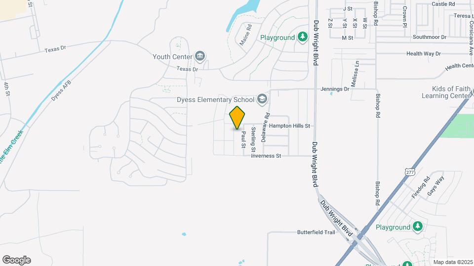 3025 Oakley St Map and Location Details