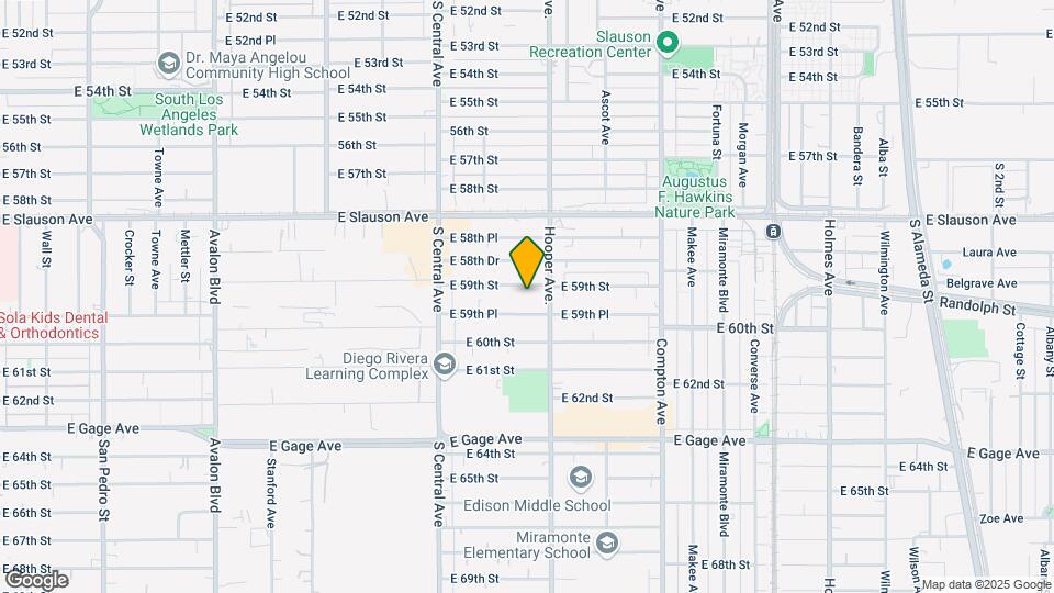 1222 E 59th St Map and Location Details