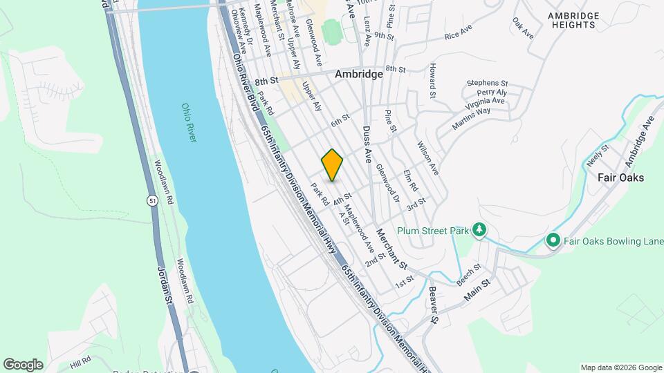 433 Maplewood Ave Mapa y Detalles de la Ubicación