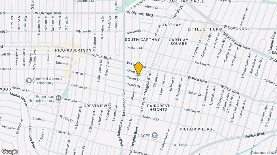 1444 Alvira St Mapa y Detalles de la Ubicación