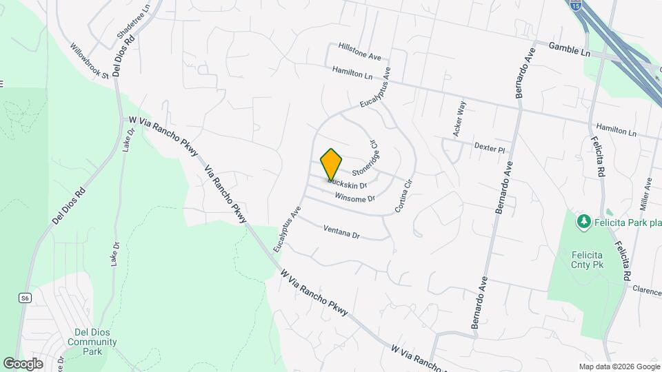 1543 Buckskin Dr Map and Location Details