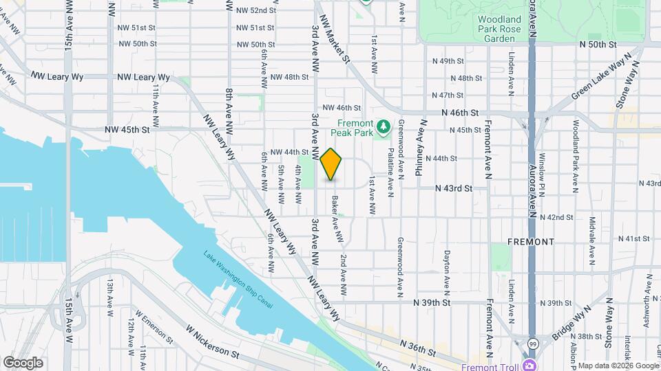 4303 Baker Ave NW Mapa y Detalles de la Ubicación