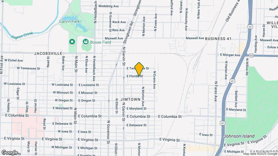 645 E Florida St Map and Location Details