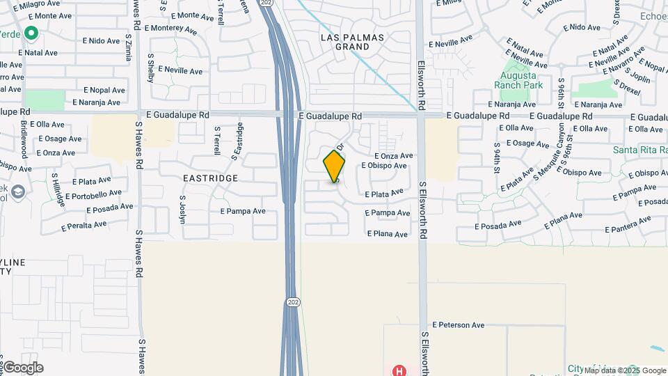 8928 E Plata Ave Map and Location Details