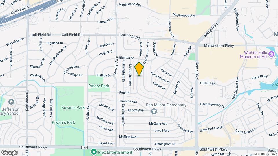 4321 Boren Ave Map and Location Details