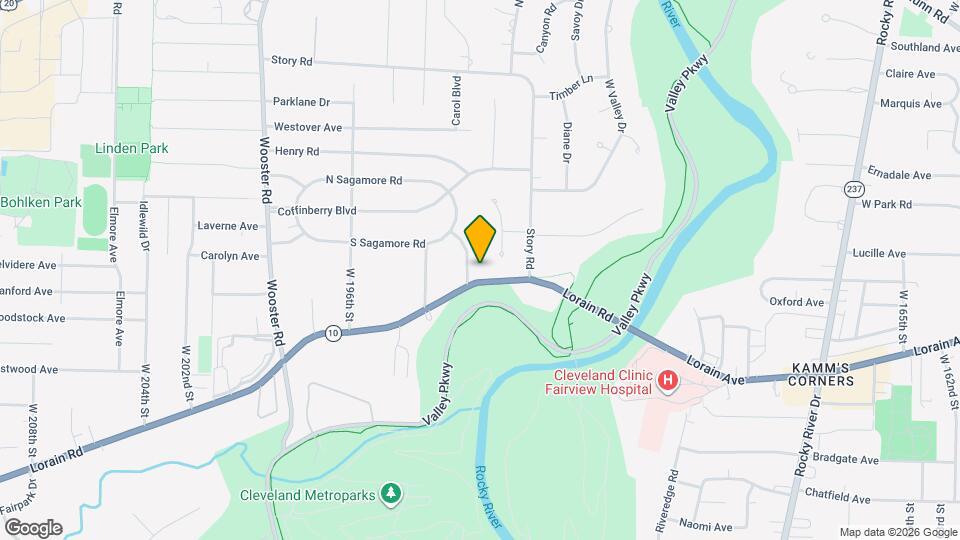 19070 Lorain Rd Mapa y Detalles de la Ubicación