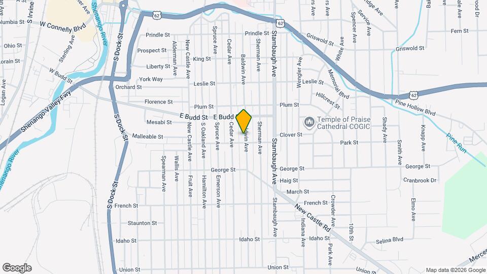 720 Baldwin Ave Map and Location Details