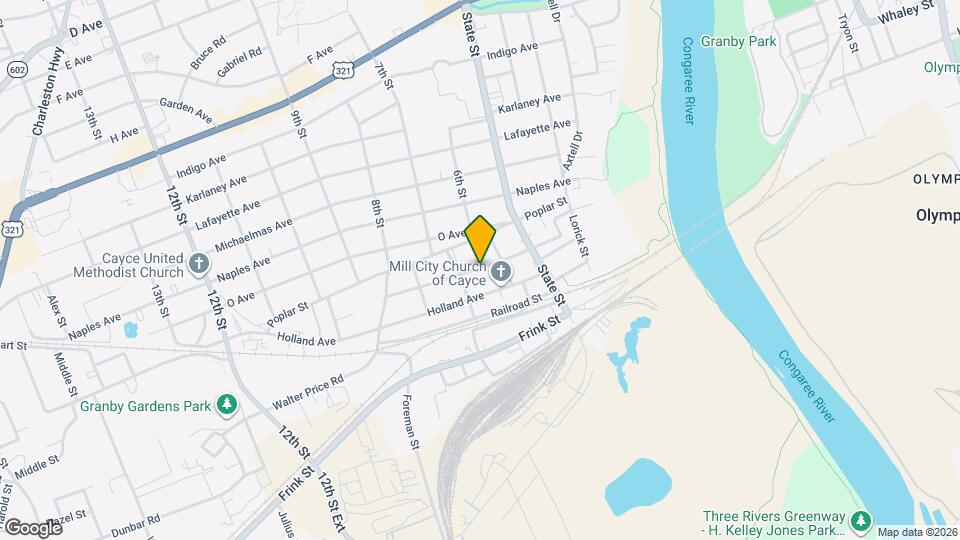 615 Lexington Ave, Unit A Map and Location Details