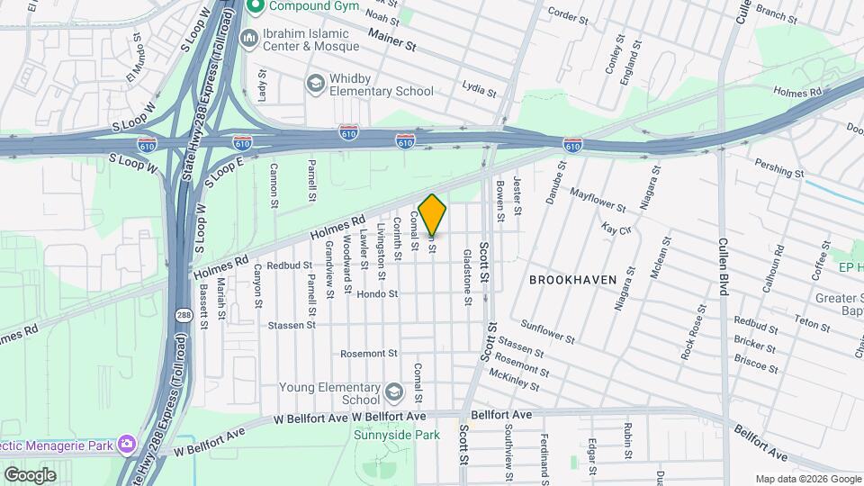 7908 Brandon St Map and Location Details