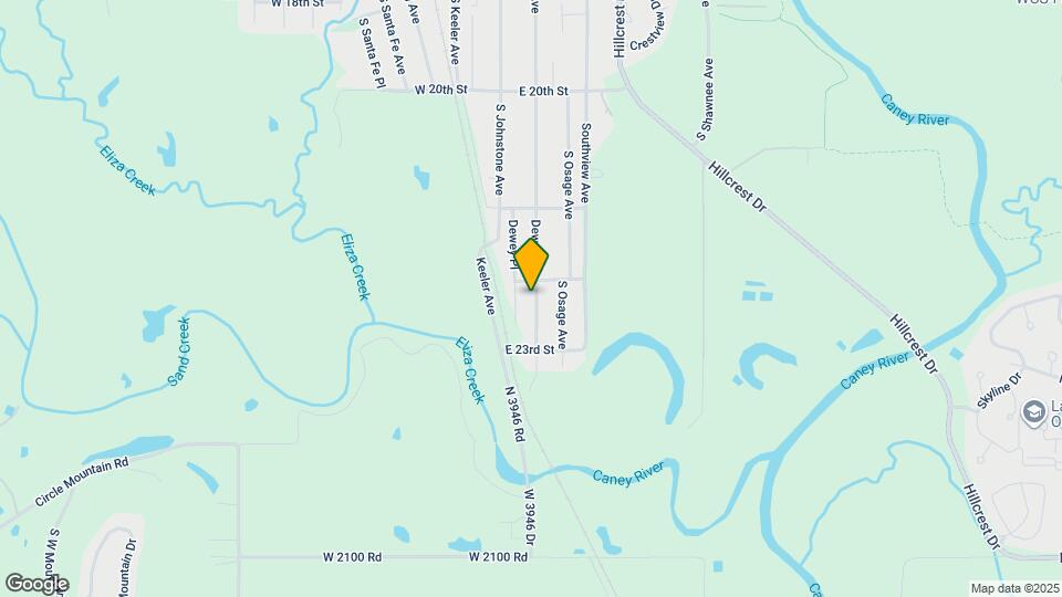 2213 SE Dewey Ave Map and Location Details