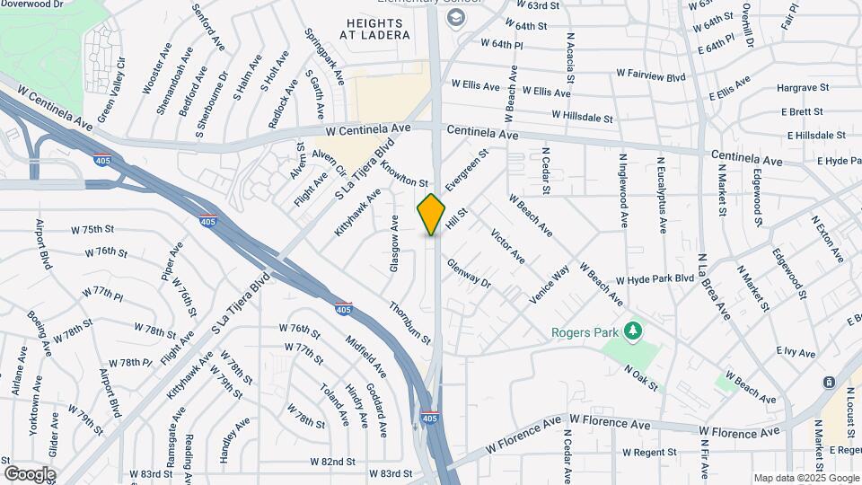 7045-7049 S La Cienega Blvd Map and Location Details