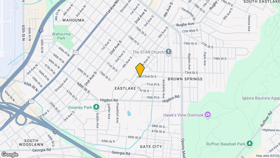 7125 6th Ave S Map and Location Details