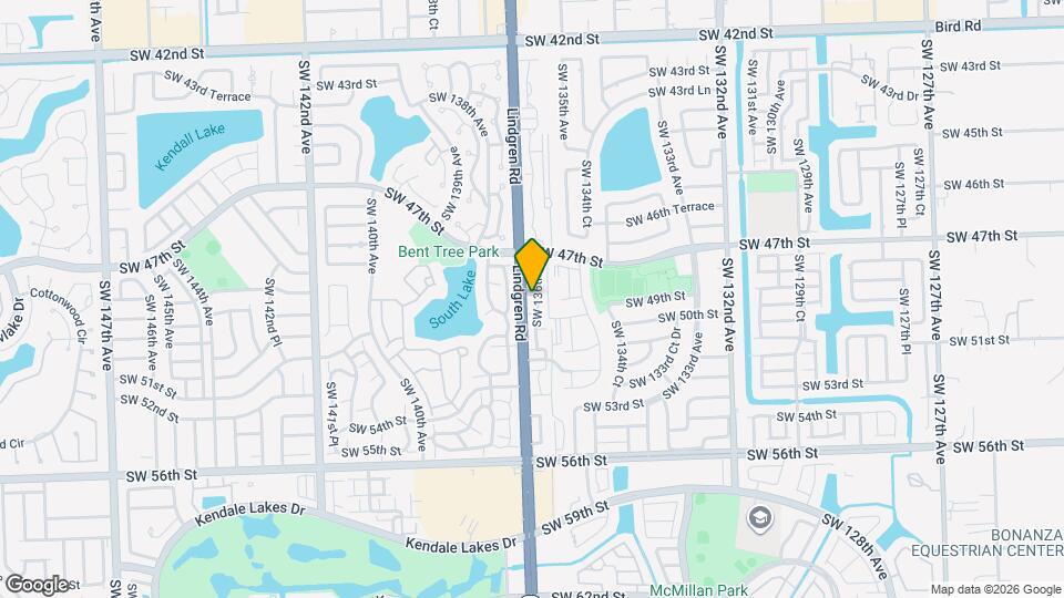 4756 SW 136th Pl Map and Location Details
