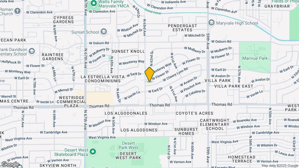 6228 W Cheery Lynn Rd Map and Location Details