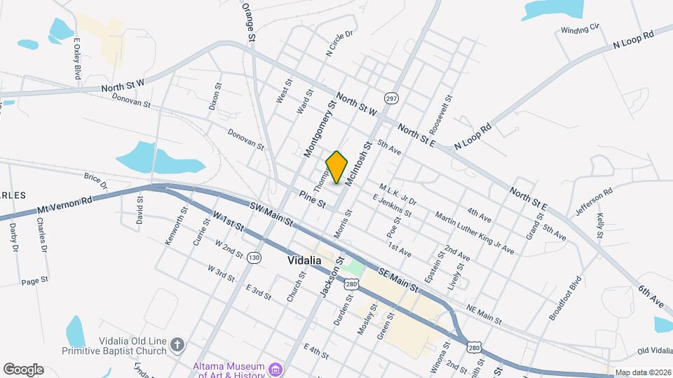 105 Everett St Map and Location Details