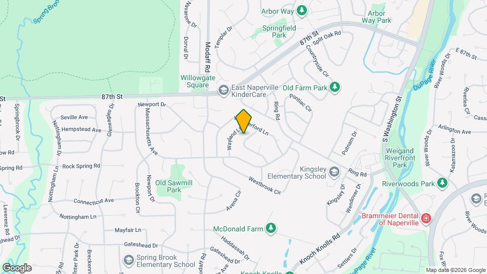 2303 Woodview Ln Map and Location Details