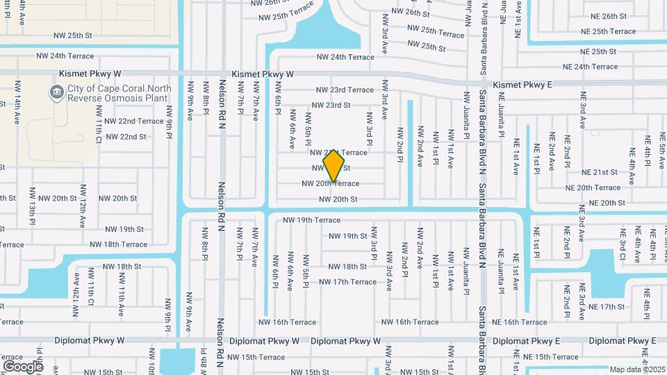 418 NW 20th Terrace Map and Location Details