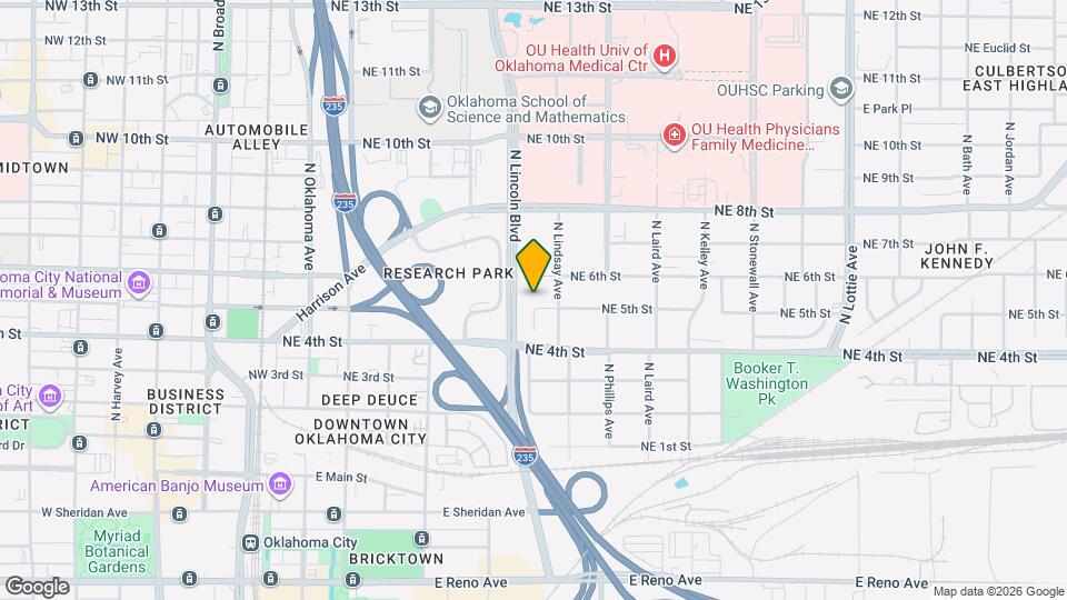 619 NE 5th St Map and Location Details