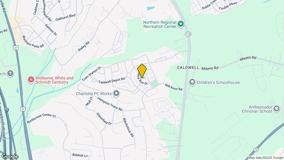 10606 Trolley Run Dr Map and Location Details