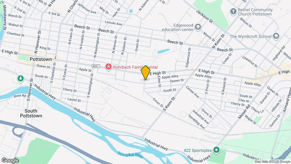 801 Queen St Map and Location Details