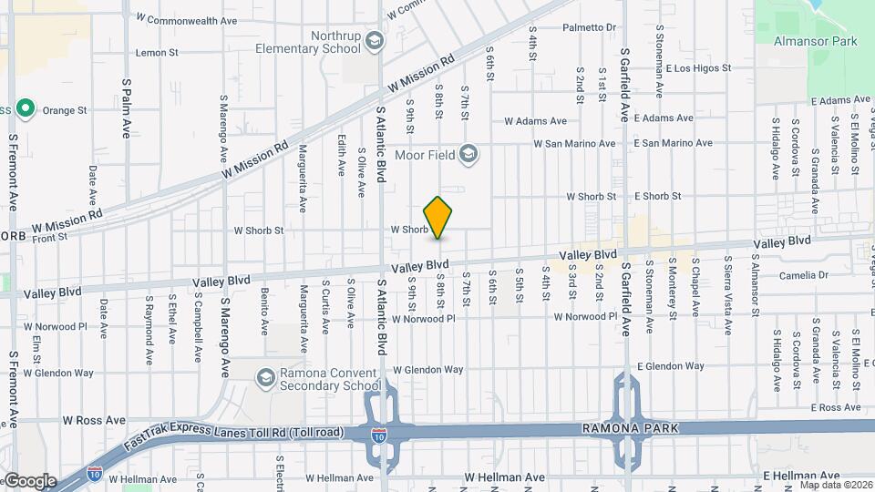 1219 S 8th St, Unit #A Map and Location Details