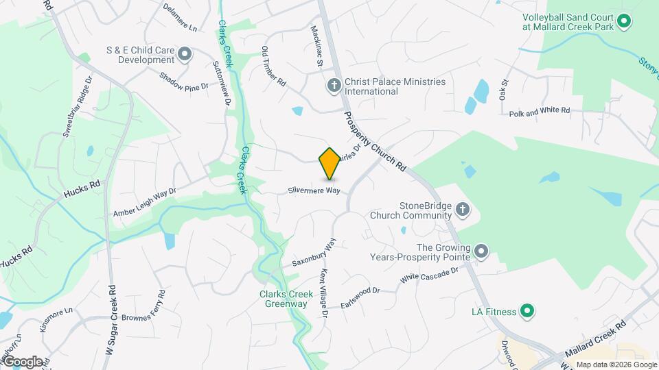 4124 Silvermere Way Mapa y Detalles de la Ubicación