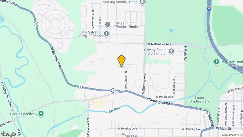 2719 W Radan Ct Map and Location Details