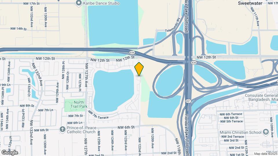 12306 NW 10th Ln Map and Location Details
