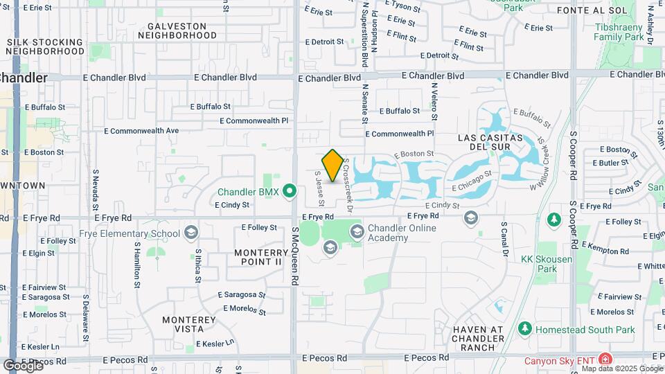 1163 E Butler Dr Mapa y Detalles de la Ubicación