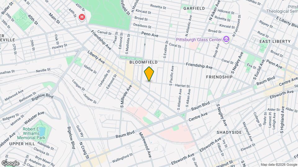 382 S Winebiddle St, Unit 1st Floor Map and Location Details