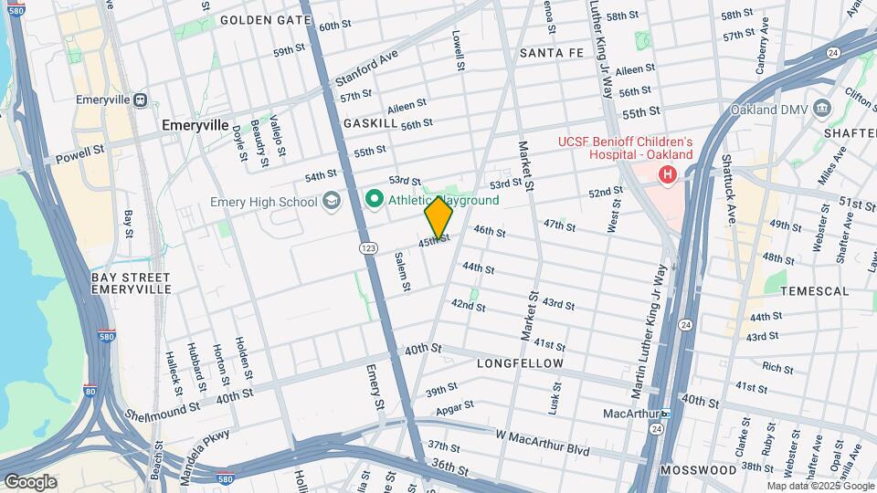 1043 45th St Map and Location Details