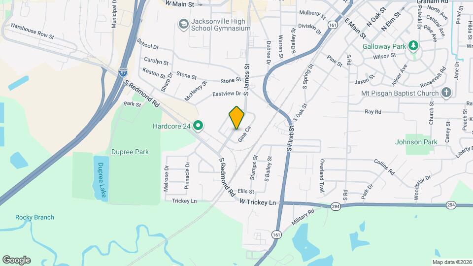 1100 S James St Map and Location Details