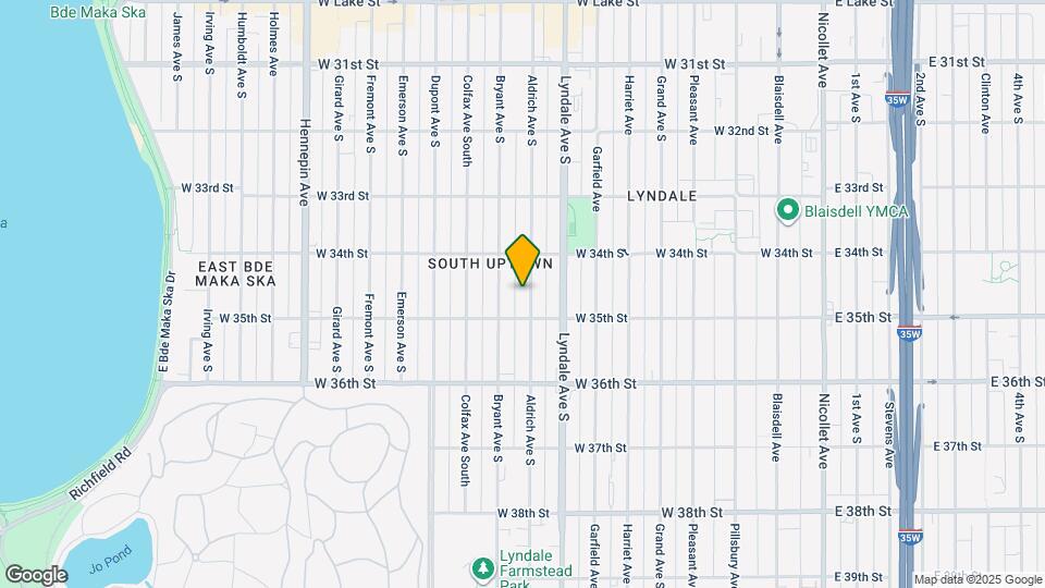 3432 Aldrich Ave S Map and Location Details