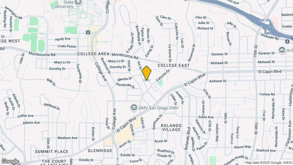 4933 Art St Map and Location Details