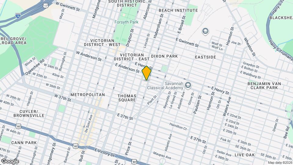 423 E 31st St Map and Location Details