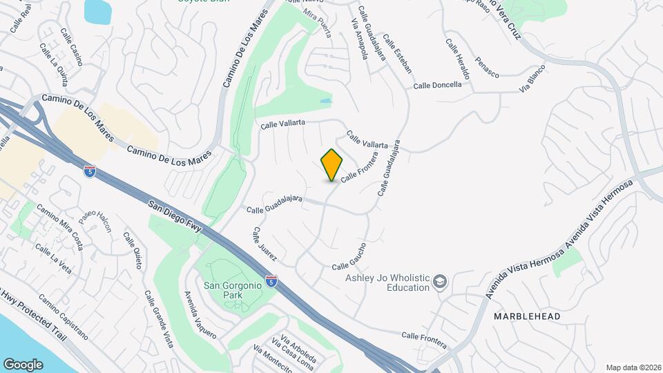 3009 Calle Frontera Map and Location Details