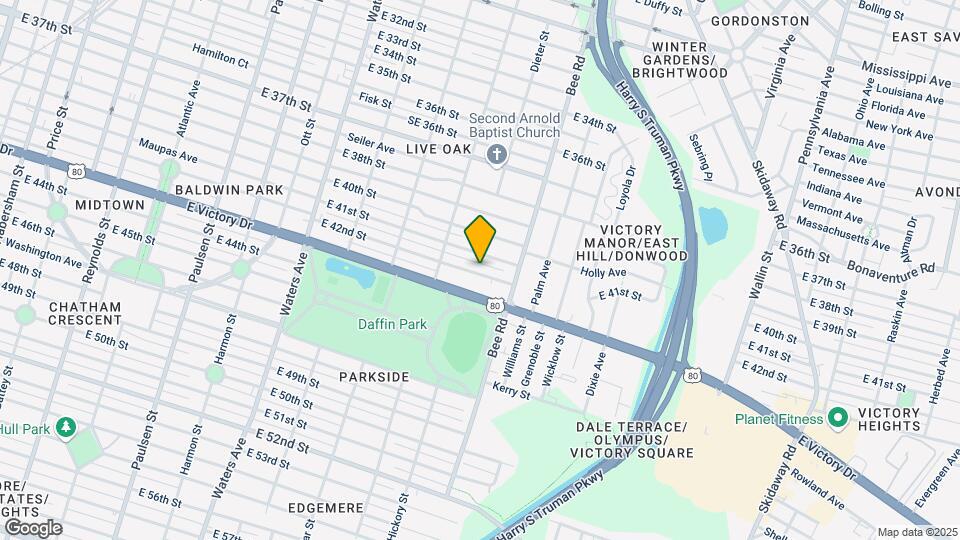 1436 E 42nd St Map and Location Details