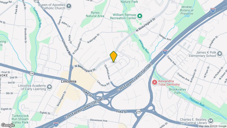 5931 Quantrell Ave Map and Location Details