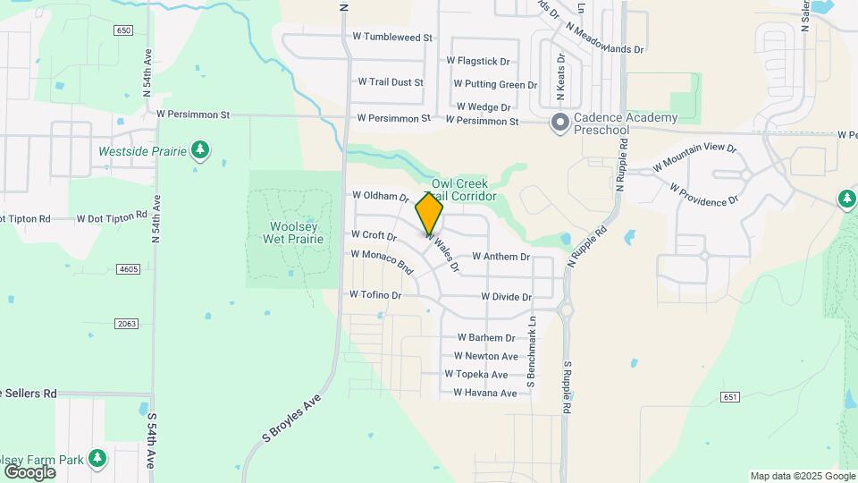 4615 W Tofino Dr Map and Location Details