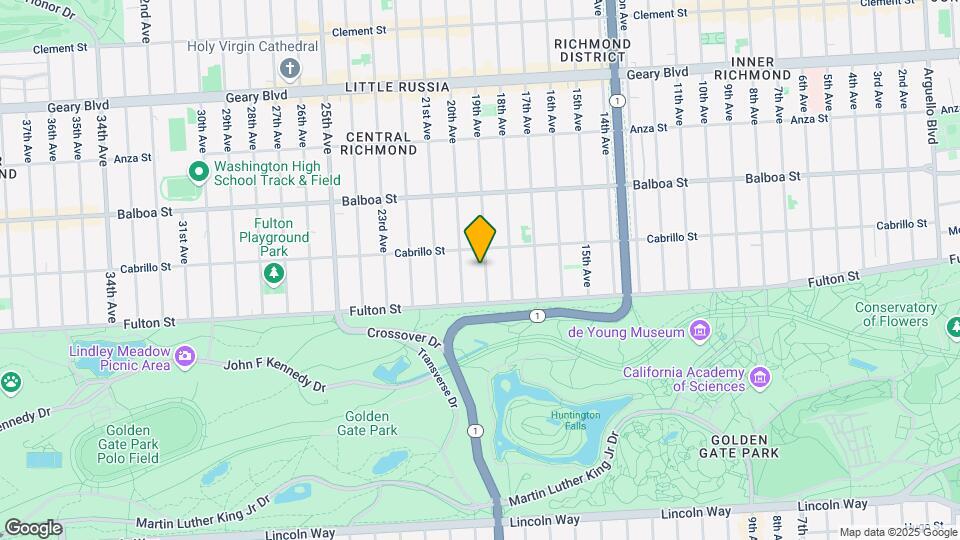 735 19th Ave Map and Location Details