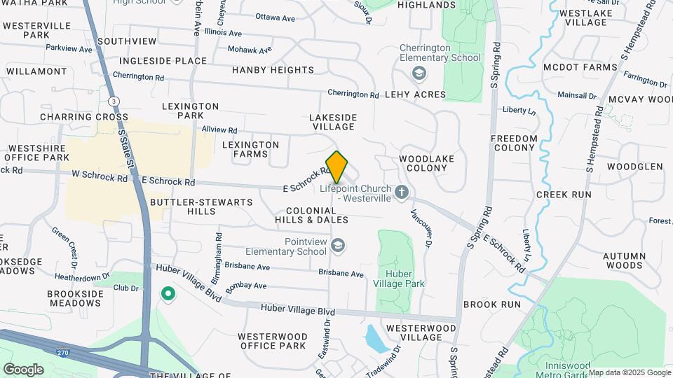 554 Pointview Dr Map and Location Details