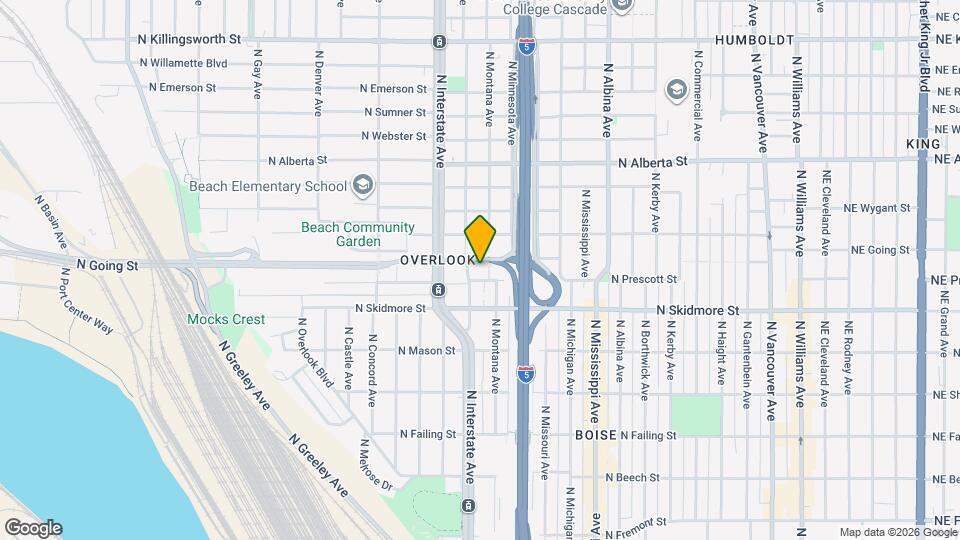 4515 N Montana Ave Map and Location Details