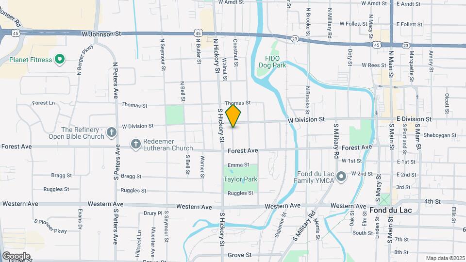 17 S Boardman St Map and Location Details