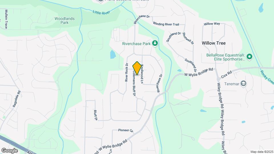 232 Colemans Bluff Dr Map and Location Details
