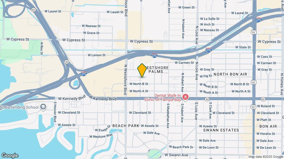 331 N Trask St Map and Location Details