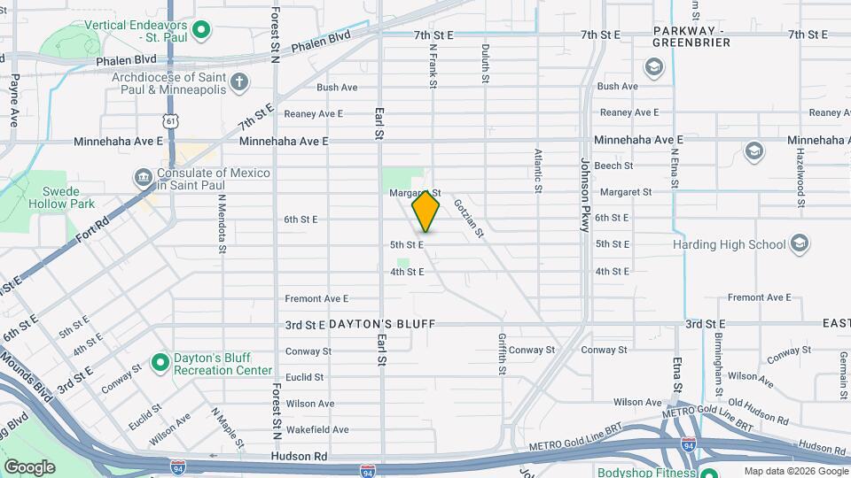 1111 5th St E Map and Location Details